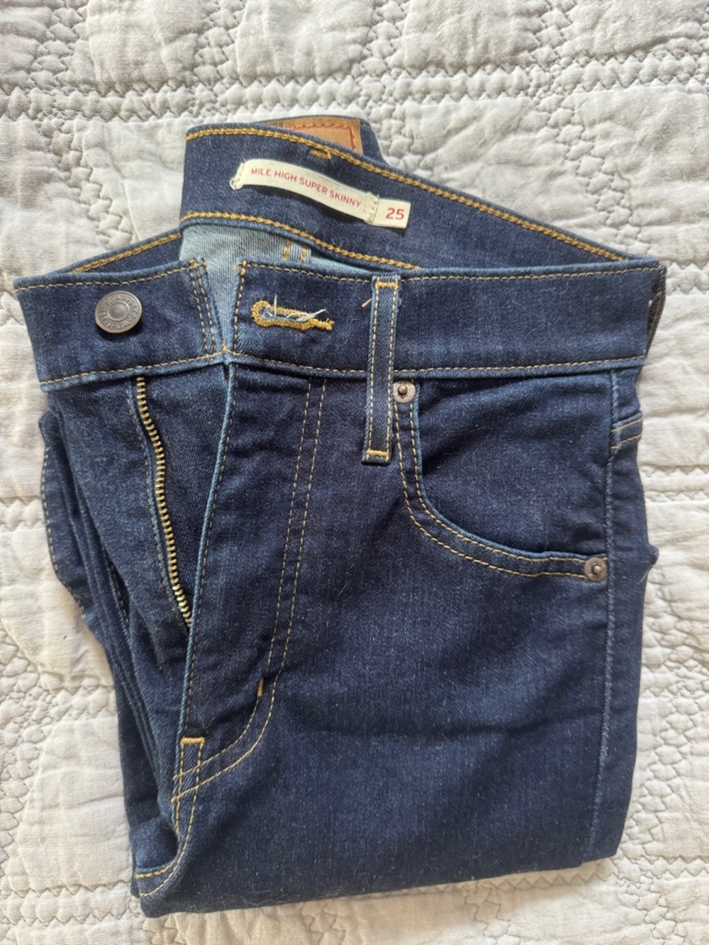 Levi's Dark Blue Skinny Jeans